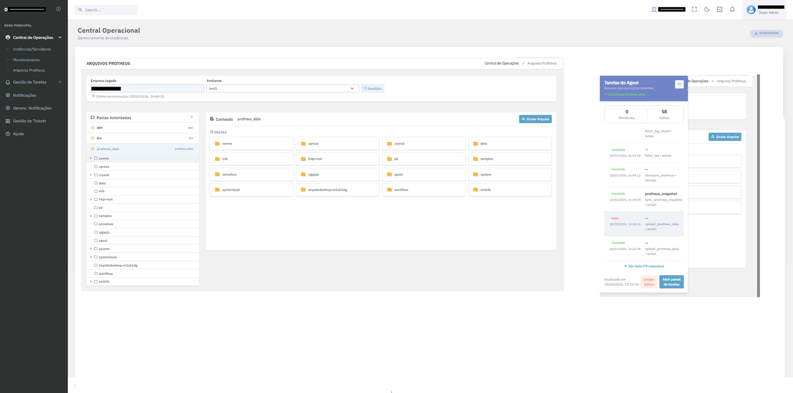 Portal Stack Cloud - Tela A6
